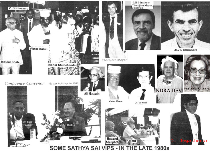 Sathya Sai VIPs 1980s
