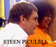 Steen Piculell with Sai Baba