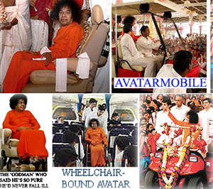 Sai Baba wheelchair invalid from 2002 onwards