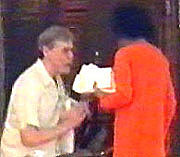 T.Meyer with Sai Baba