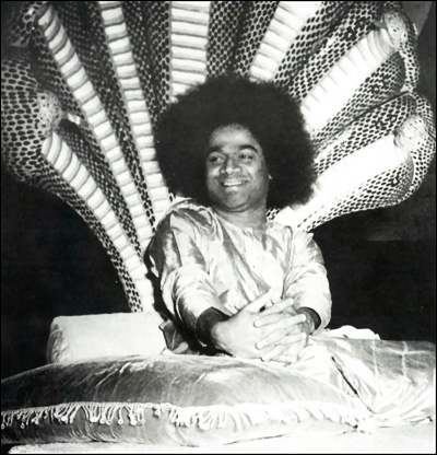 Sai Baba serpent bed